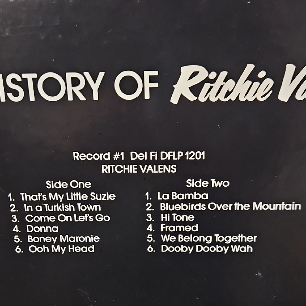 The History of Ritchie Valens Vinyl Record Set - Blue - Picture 3 of 15